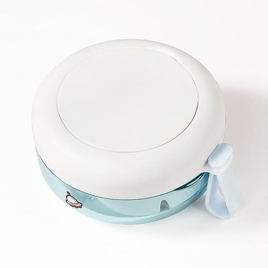 Denture Bath Case False Teeth Container with Mirror Leak-Resistant Compact Size Portable Travel Denture Holder Retainer Cleaning Box