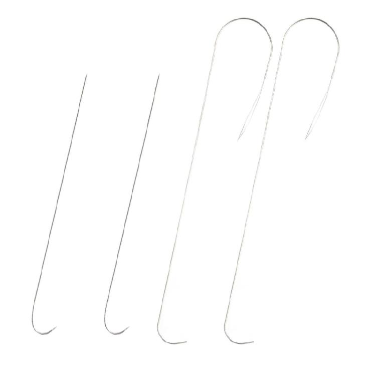 

4Pcs Convenient Curved Beading Needle Multifunctional Jewelry Making Curved Beading Needle Easy Threading Tool 1