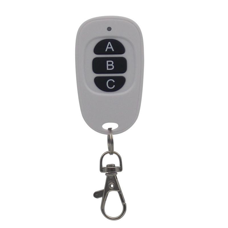 

433Mhz RF Wireless Remote Control 1 2 3 buttons 1527 Learning Code Transmitter for Garage door controller for Light/Fan/Motor/Garage Door Opener 3 Keys