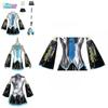 Hatsune Miku Vocaloid Pu Cosplay Top Kleid Krawatten Set für Weihnachtsshow