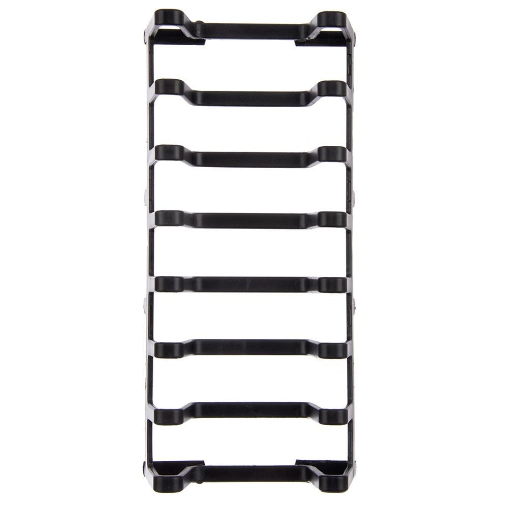 Stand for lids and plates, black, 30x14x6 cm