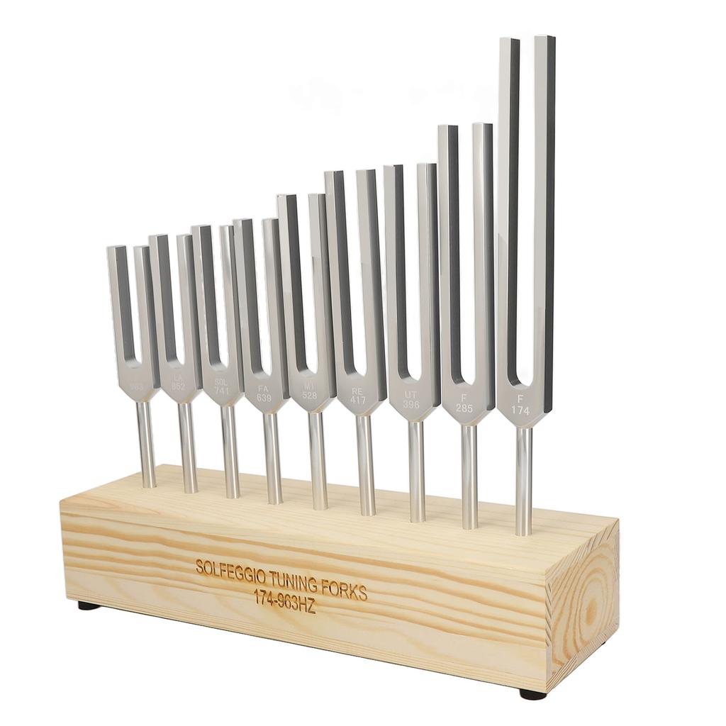 Tuning Fork Sound Therapy Portable Improving Cognition Musical Tones Tuner Fork Tool for Meditation Yoga