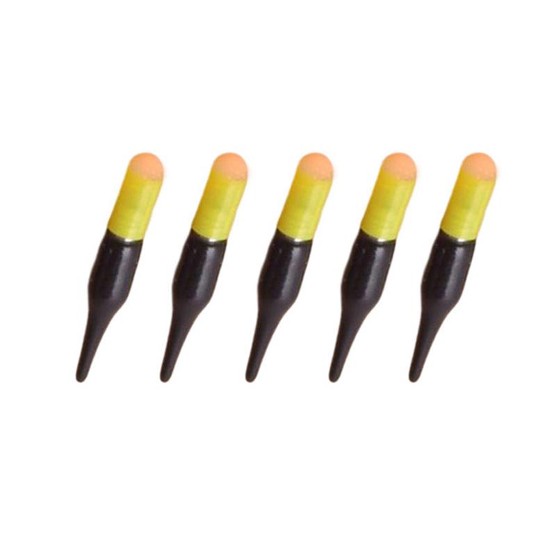 

5 шт. Светодиодный светящийся плавающий хвостовик Светящийся меняющий цвет стик Боб Толстая головка Рыболовный поплавок Хвостовой свет Рыболовные снасти Аксессуары