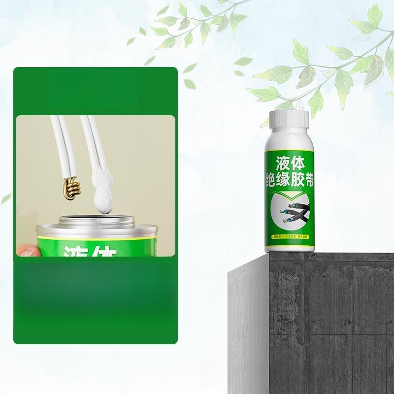 1Pc 100/260ml Liquid Electrical Tape Insulating Tape Rubber Electrical Wire Cable Coat Fix Line Glue Liquid Insulation Paste Sealant