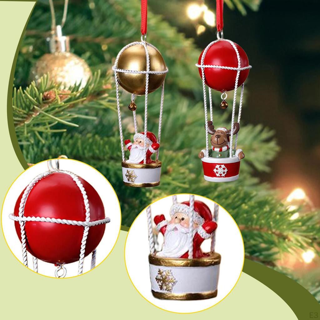 Christmas Ornament Decoration Figurines Small,Crafts,Resin,Cute Decor Tree Hanging Pendant