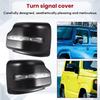 A51K-Car Rear View Mirror Cover Side Wing Mirror Cap Shell With Turn Signal Light For Suzuki Jimny Jb64 JB74 2018-
