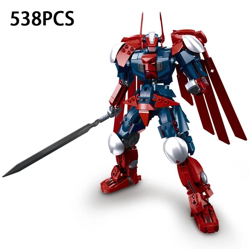 Mech Robot Model Building Blocks Toy Set Creativity Movies Action Figure Warrior DIY Assemble Bricks Toys for Children Gifts
