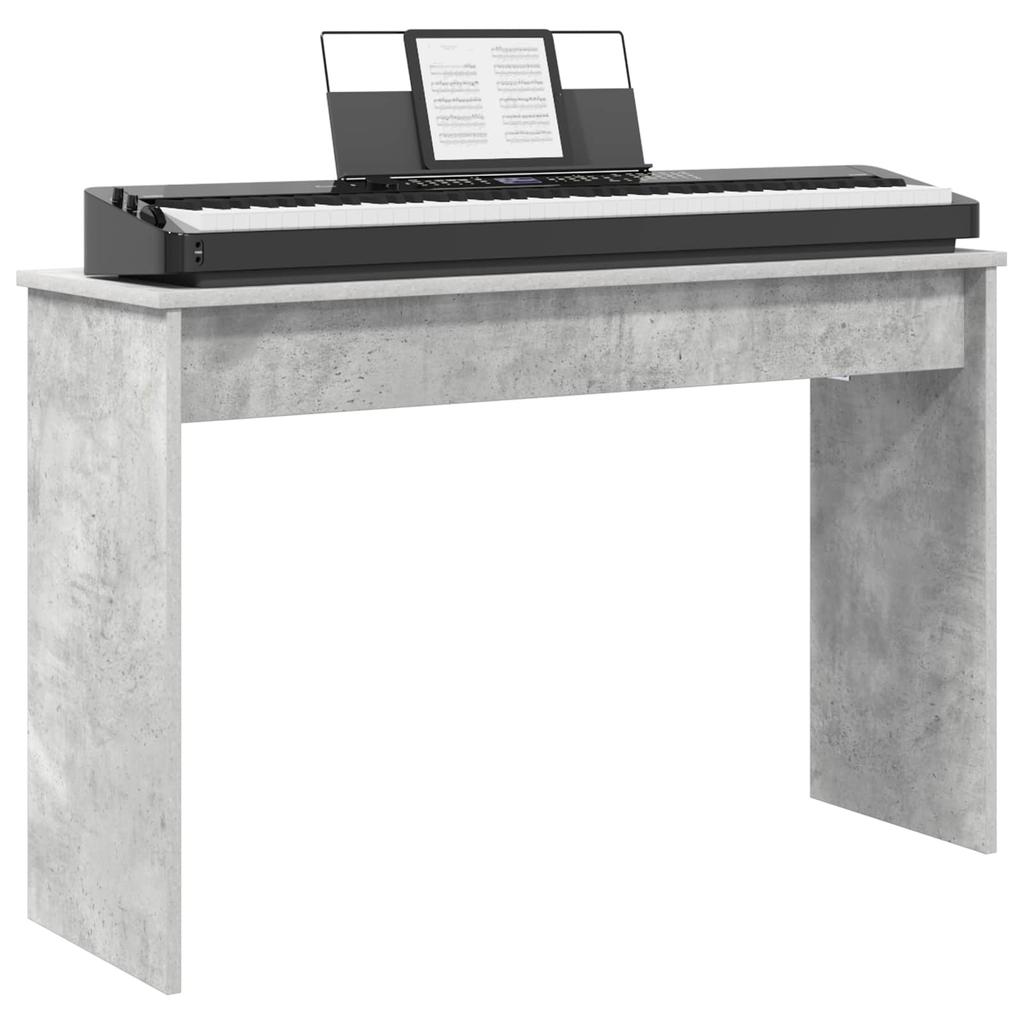 Piano Stand Concrete Grey 100 x 32 x 64 cm Particleboard