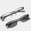 Trendy Photochromic Myopia Glasses High-end Half Frame Short Sight Eyewear Outdoor Computer Eye Protection Near Sight Glasses