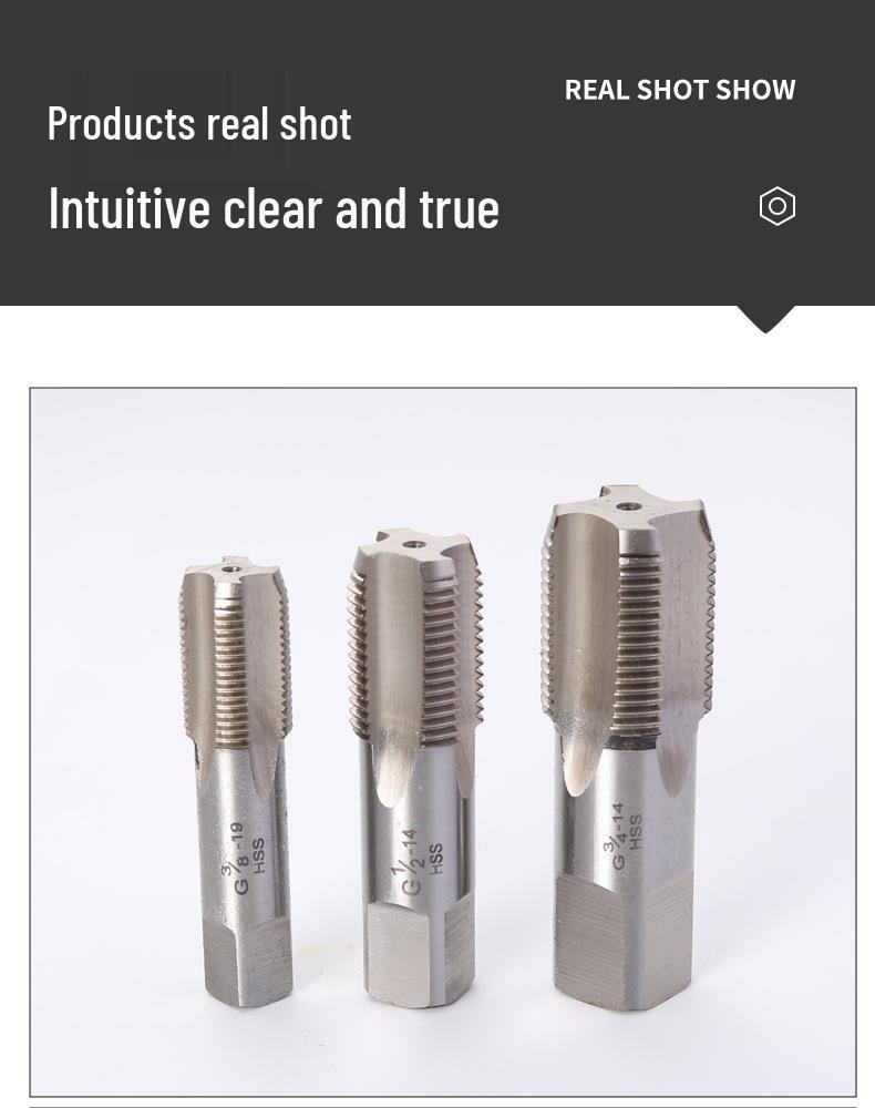 Schnellarbeitsstahl GZGNPT Wasserrohr Reparaturgewindeschneider für beschädigte Gewinde 65424241