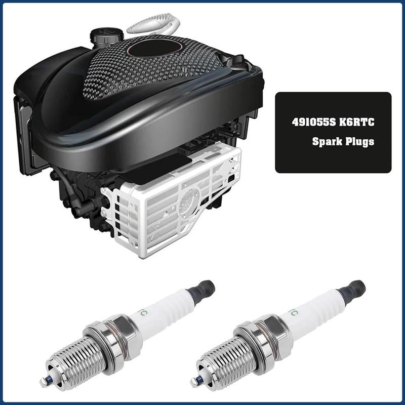 K6RTC Spark Plug Replace Compatible with Champion RC12YC BKR6ES Compatible with Kohler 12 132 02-S 12 132 06-S Briggs Stratton