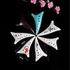 12 Holes Warped-tail Ceramic Ocarina Alto C Hand Painted Musical Instrument