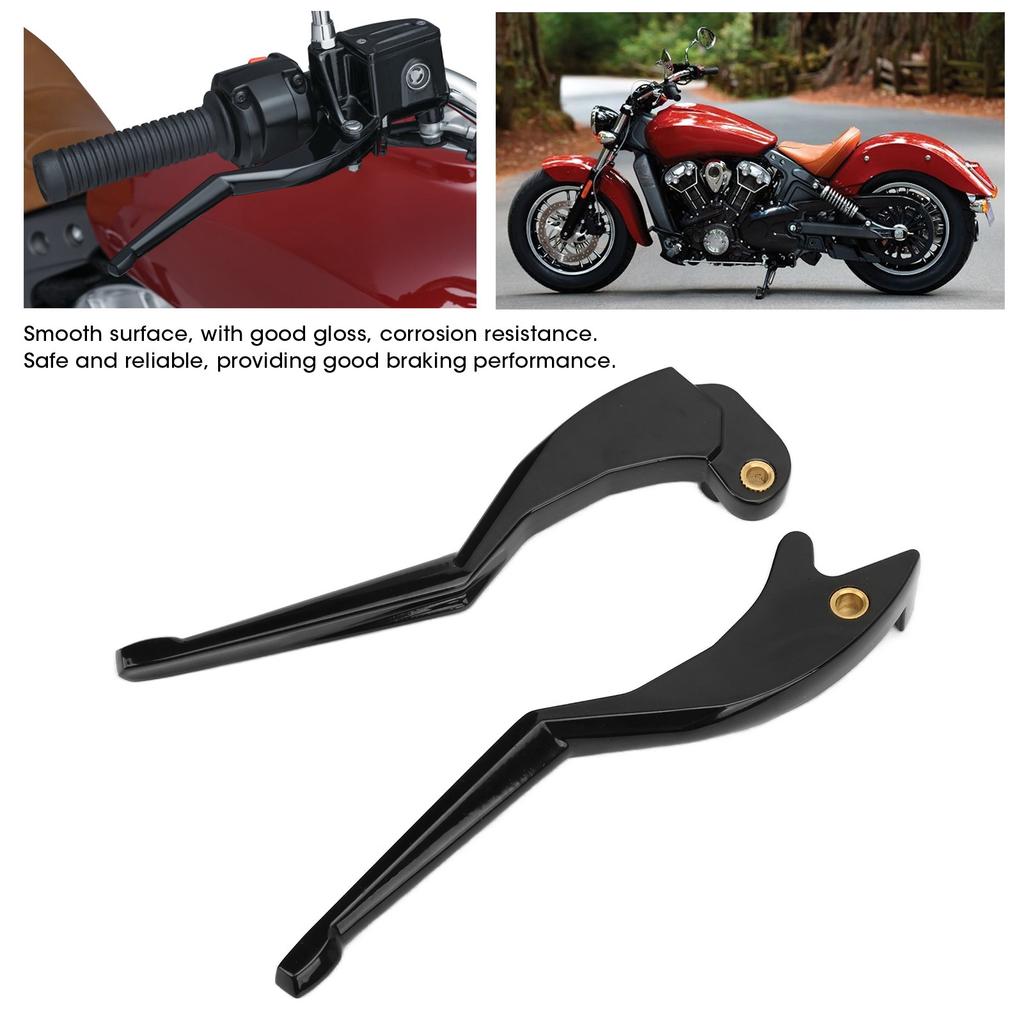 1 Pair Aluminum   Brake Handle Lever Kit Motorcycle Modification Replacement for Indian   2015-2016