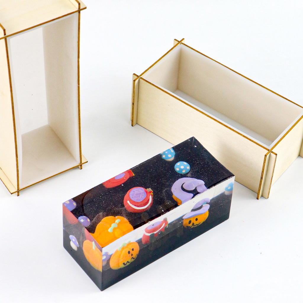 Unique Silicone Epoxy Resin Mold Table Decorations DIY Silicone Crafts Molds Bookshelf Ornaments Mould for Resin Crafts