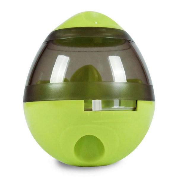 Dingdong Pet Dinosaur Egg Snack Ball 9.5 X 12.5 Cm, Green, 1 Piece
