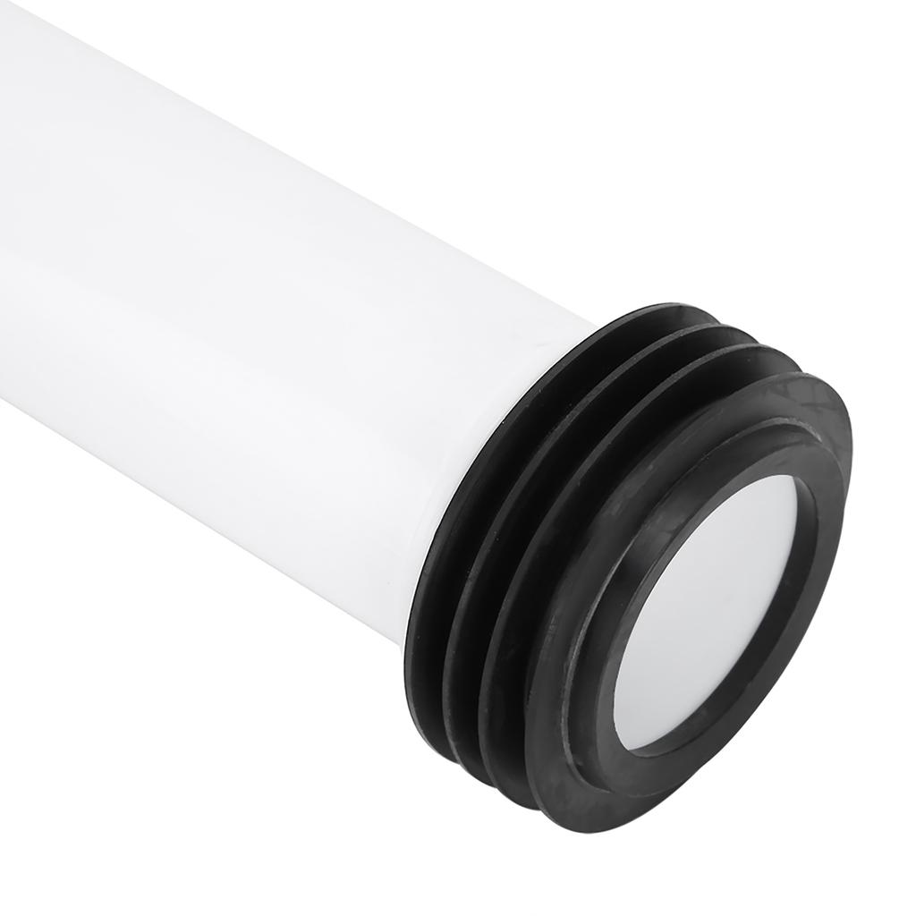 White Concealed Toilet Water Tank Straight Flush Pipe Lengthened Flushing Tube Toilet Accessory