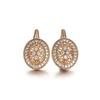 Rose  Latest Fancy Stylish Copper Zircon Bali Earrings for Women and Girls
