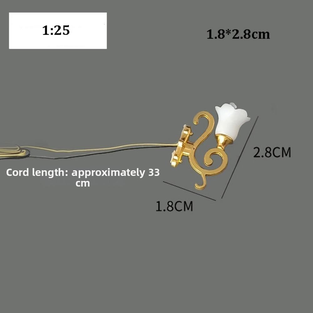 1:20 1:25 Floor Lamp Plastic Dollhouse Miniatures Accessories Toy  Children Gift