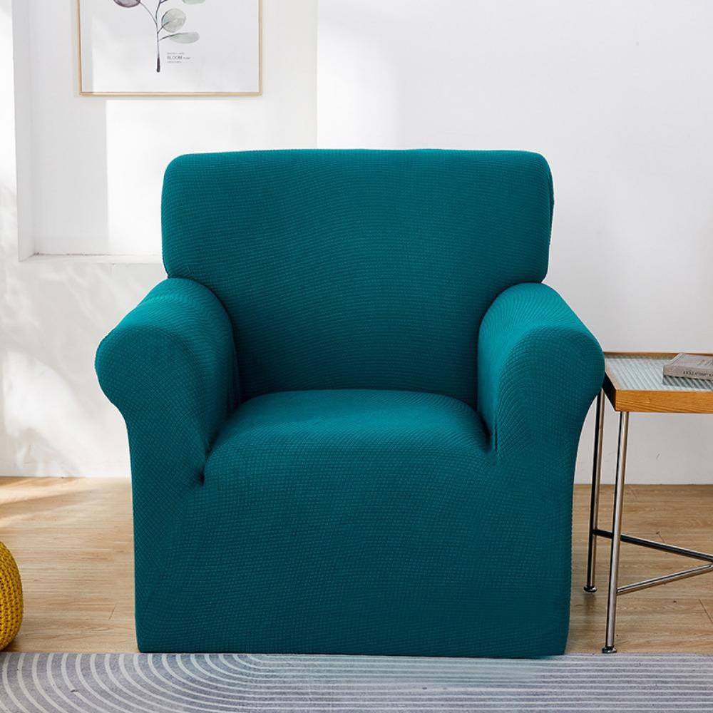 

Elastic Sofa Cover Full Set Stretchable Slipcover for Single Couch All Season Protection Lazy Sofa Fabric Cover Single S 90-140CM