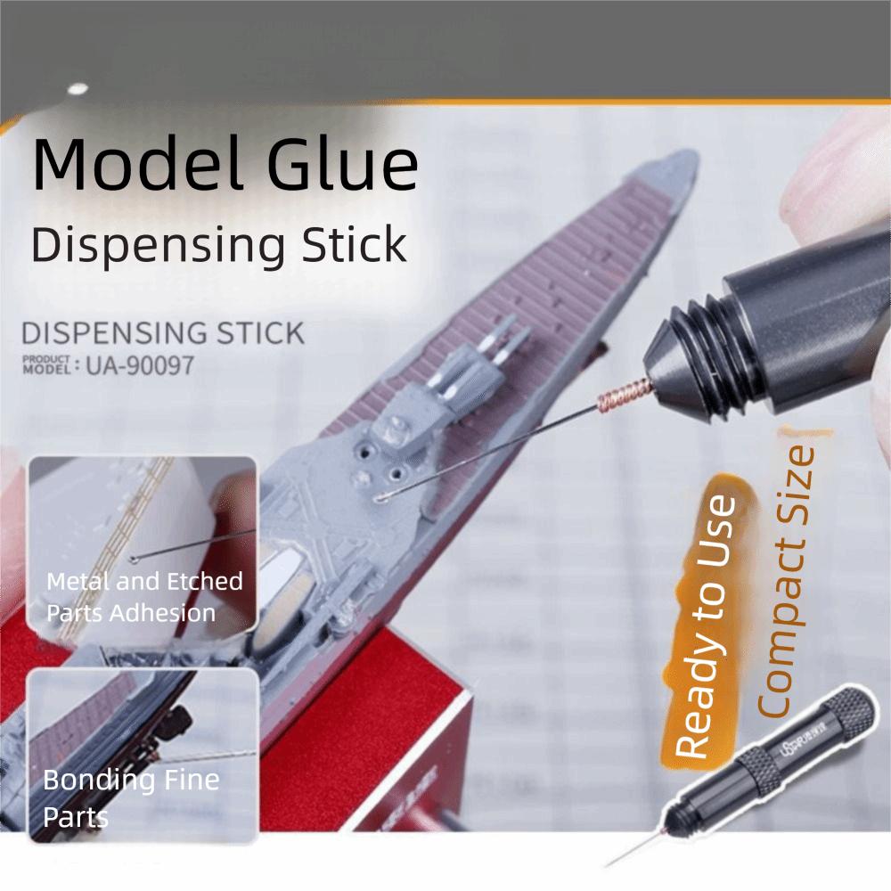 Mini Modell Dosierstab Metall Kleinteile Modell Klebstoff Dosierassistent Stabil Tragbar Klebstoffapplikator Nadel Hobby Basteln