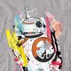 Star Wars Unisex Adult BB-8 Abstract T-Shirt