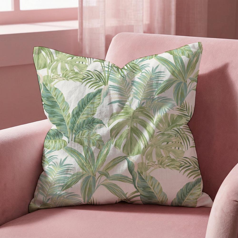 Leaf Cushion Cover MultiScene Pillow Cover for Home Car Reversible Soft Durable for Daily Use