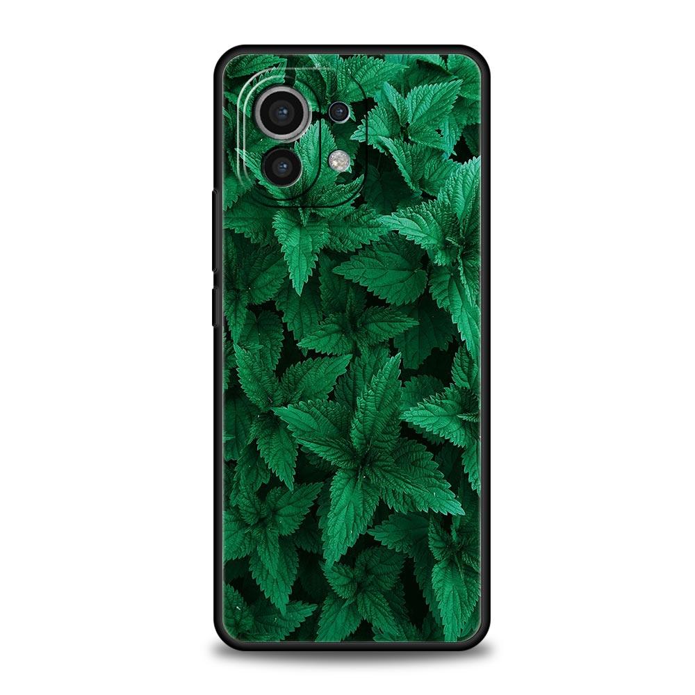 Phone Case For Xiaomi Mi 15 14 14T 13T 12T Pro 12 13 11 Lite 5G 11T X6 X5 Pro Soft TPU Cover Lucky Grass