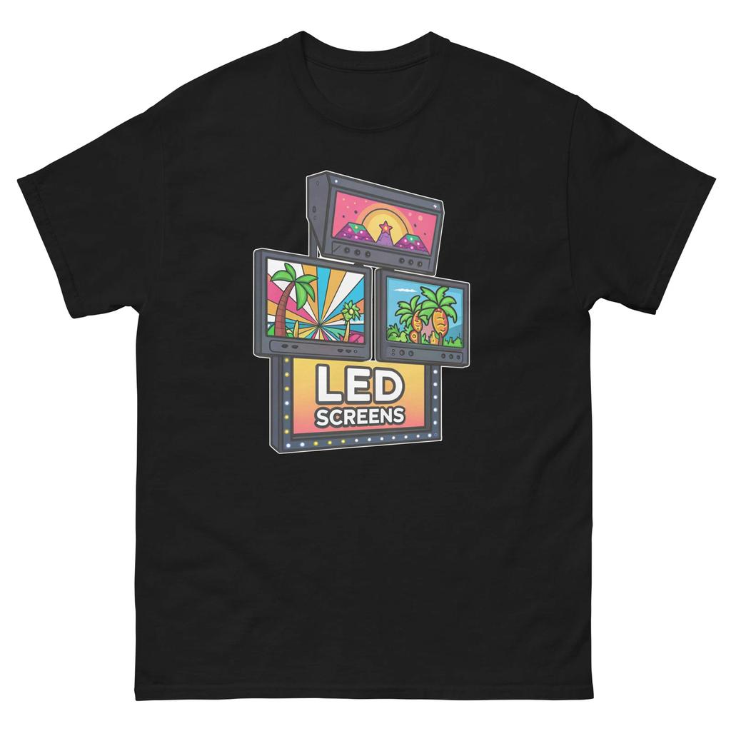 LED Screens Nightclub Bar Nightlife Party T-Shirt
