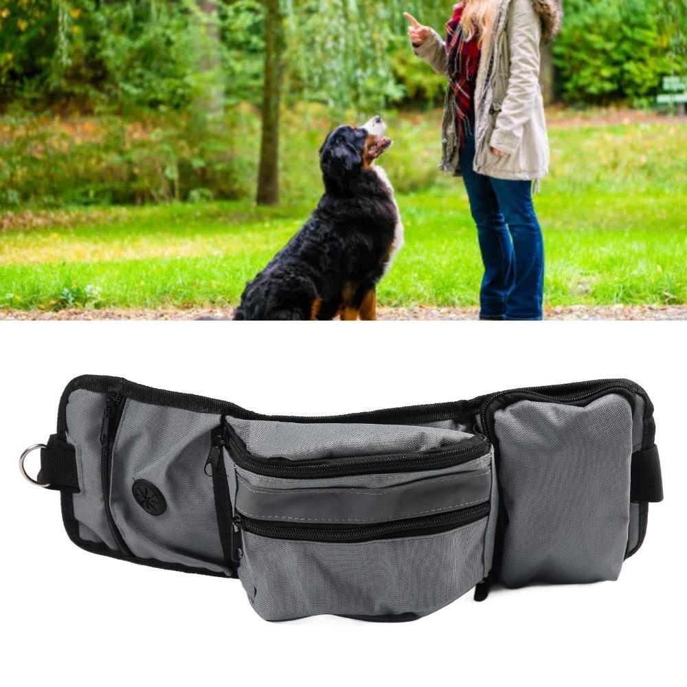 Adjustable Strap Pet Training Waist Bag Dog Walking Fanny Pack Outside Fitness Activity