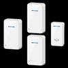 Triple Receiver Wireless Doorbell: Long-Range, Musical Chime, Entry Alert, Elderly Reminder, Call Button