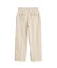 CONNECT KINLOCH Washed Cotton Loose Fit Double-Pleat Pants [Beige]