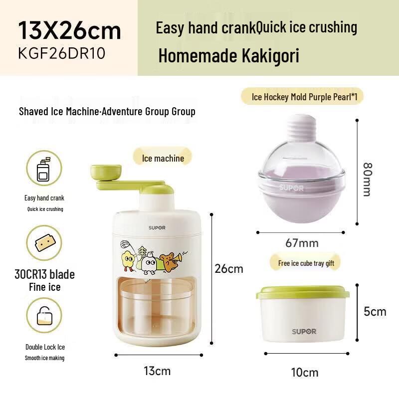 QW Hand-Crank Fluffy Ice Shaver