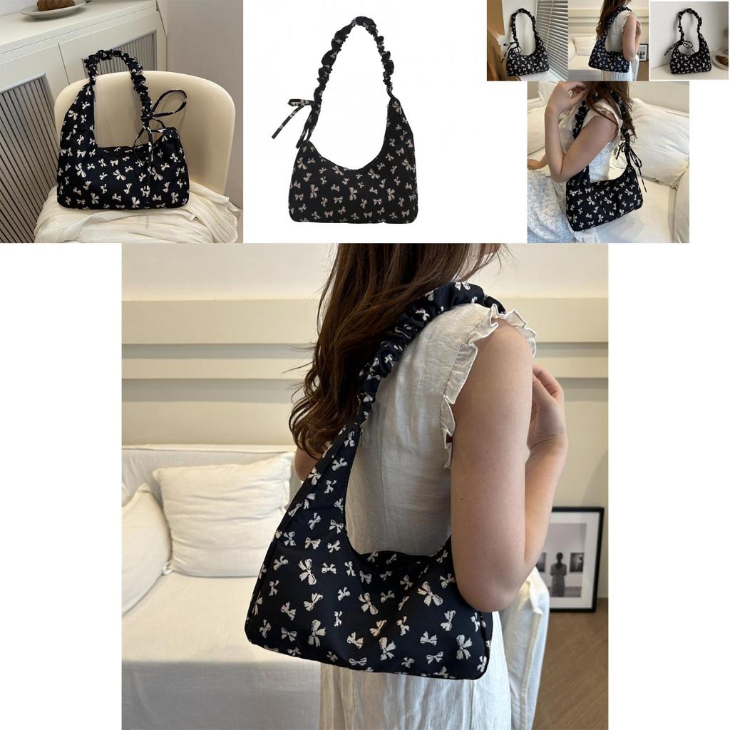 Stylish Black Canvas Floral Tote Bag With Spacious Design For Everyday Use