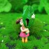 1 Pezzo Carina Decorazione da Scrivania Statuetta Totoro che Tiene Foglia Ornamento Totoro per Soggiorno Articoli per la Casa Decorazioni da Parete Regalo di Compleanno