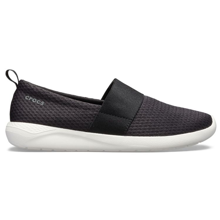 Crocs LiteRide Mesh Slip On Black White 205727‑066