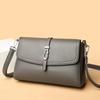 New Retro Soft PU Leather Women Shoulder Underarm Bags Casual Solid Color Small Top-Handle Handbags Ladies Fashi Shoulder Bags