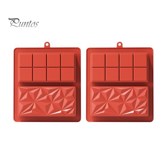 1/2/3 pezzi stampo in silicone per cioccolato profondo Dubai barra spessa per riempire grandi stampi per dolciumi per barrette ripiene riutilizzabili senza BPA multifunzionali da forno