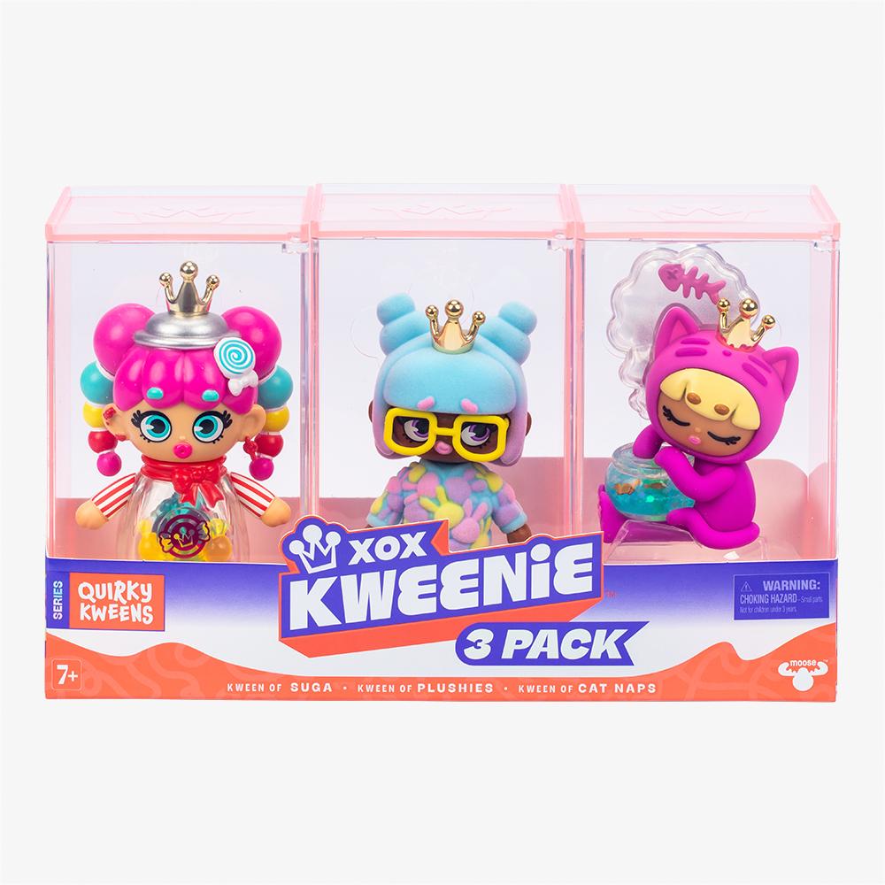 [young toys] XOX Kweenie Quirky 3-Pack Collectible Figures