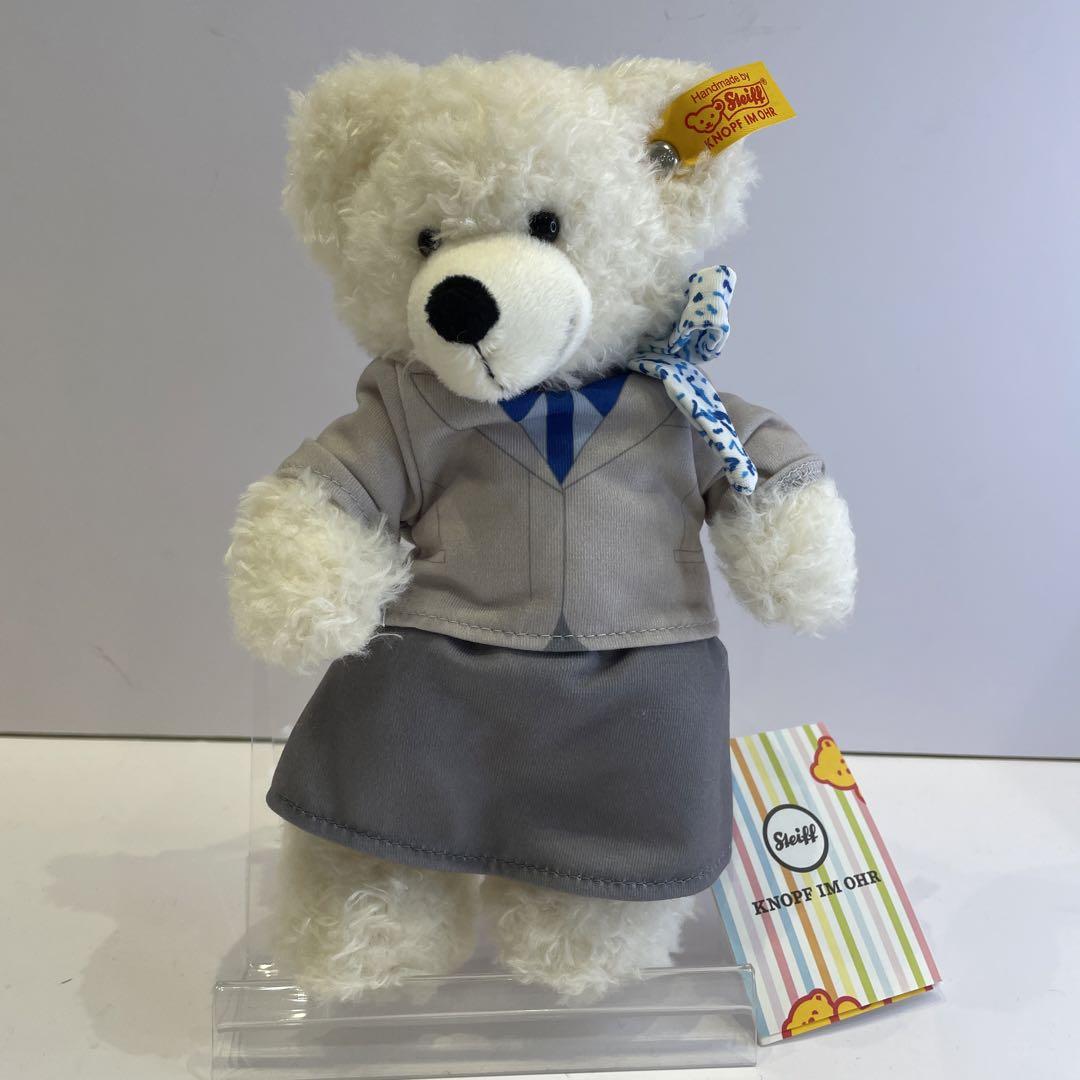 

[USED] ANA Cabin Attendant Steiff Teddy Bear
