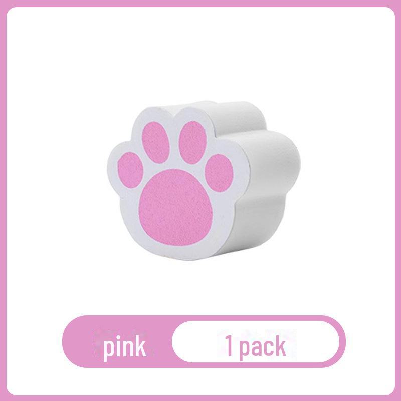 

Средство для чистки зеркал и кранов «Кошачий коготь» — хлопковая губка из полиуретана для зеркал в ванной и косметических зеркал 1 piece розовый