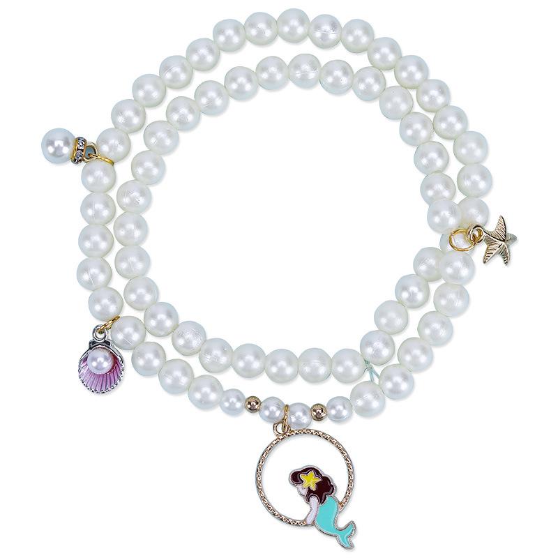 DIY Handmade Beading Kit: Pearl Bracelets and Necklace Accessories for Girls