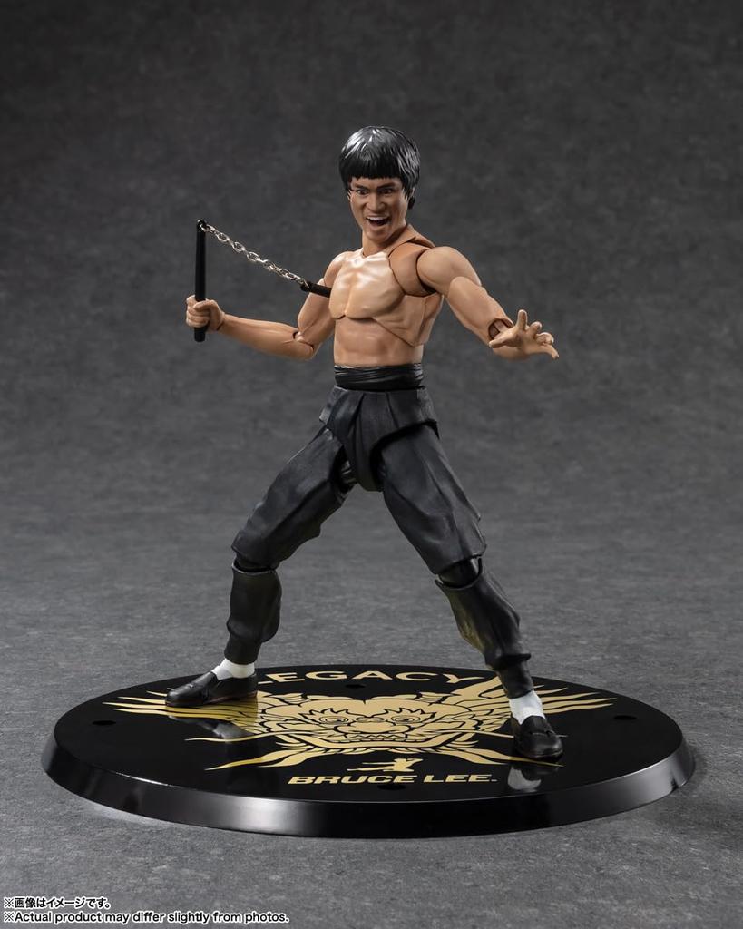 TAMASHII NATIONS Bruce Lee 50th Approximately 130mm PVC ABS Painted Movable Figure S.H.Figuarts -LEGACY Ver.- &