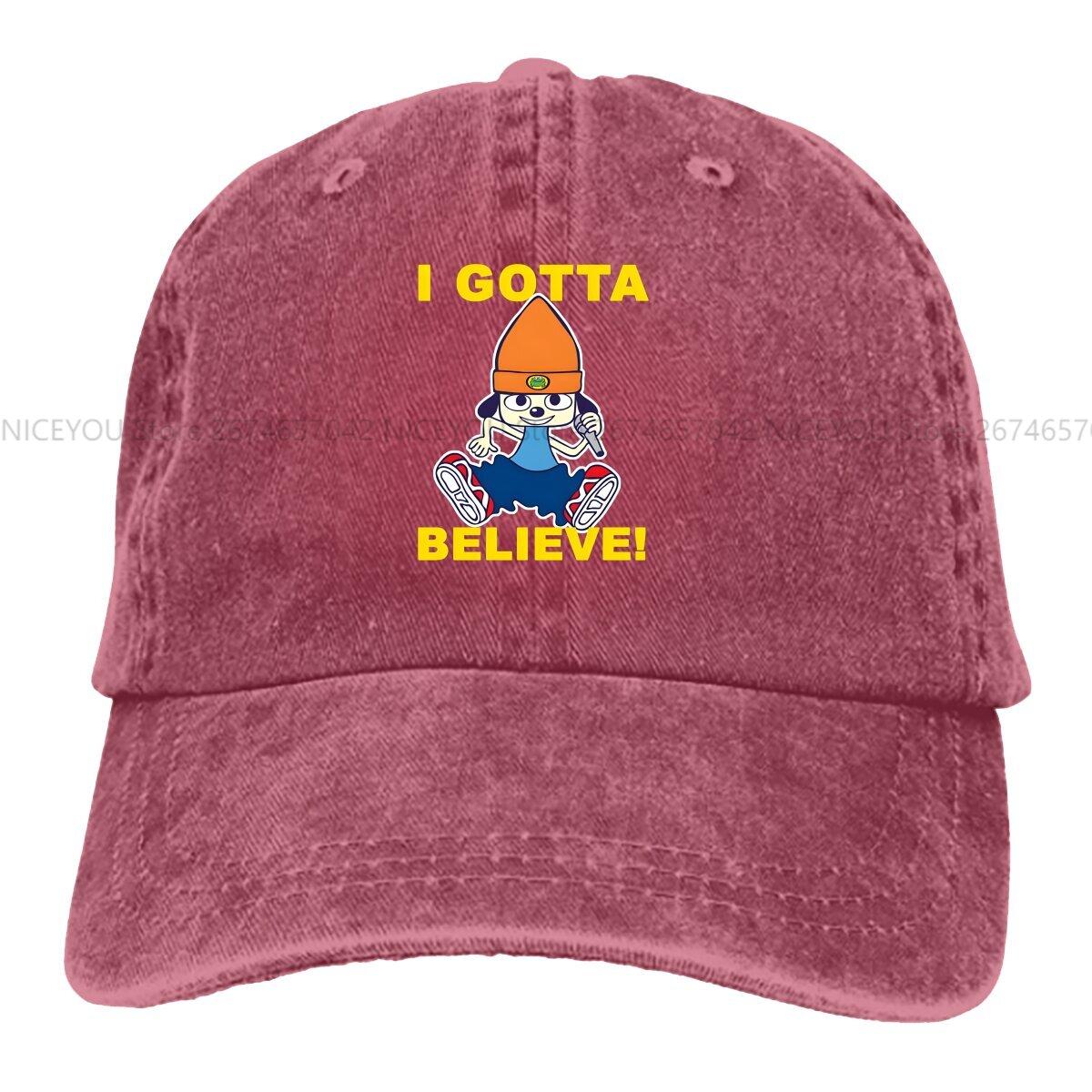 

Кепки с козырьком I Gotta Believe, ПаРаппа Рэпер, Шляпы-солнцезащитные козырьки для унисекс One Size