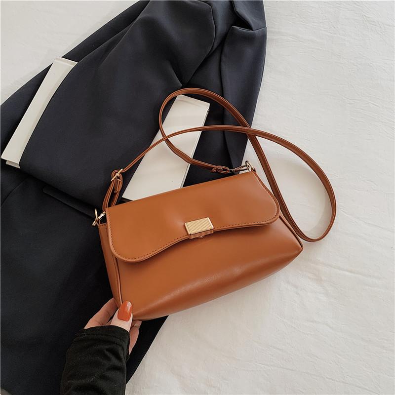 Trendy Retro Pu Crossbody Bag For Women With Magnetic Closure And Phone Pocket