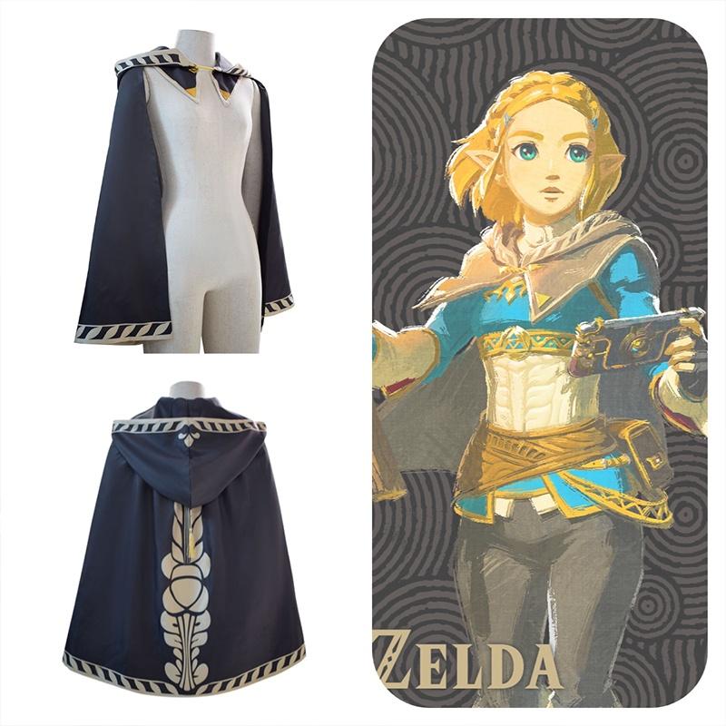 Zelda Of Legend Kingdoms Tear Cosplay-kostyme Prinsessekappe Spillentusiaster