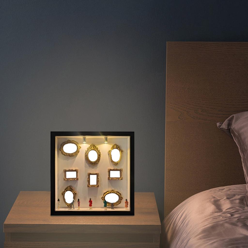 Muzejní Silhouette Shadow Box Rám Dekorativní Displej