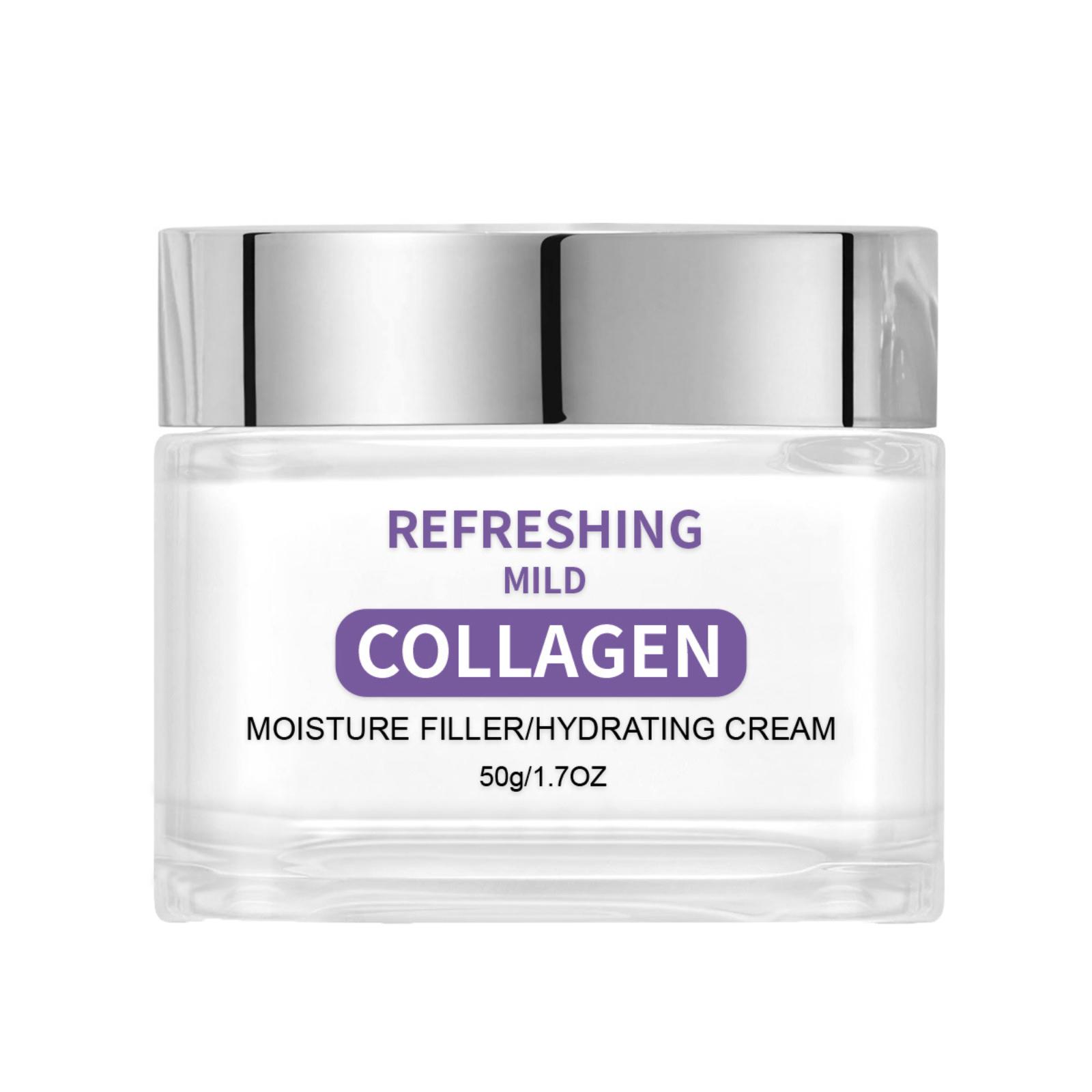 Facial Night Cream Collagen Moisturizing Cream чёрный