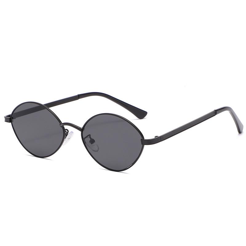 New Internet celebrity personality small frame sunglasses women's tide European and American oval ins style sunglasses men's street shot glasses s