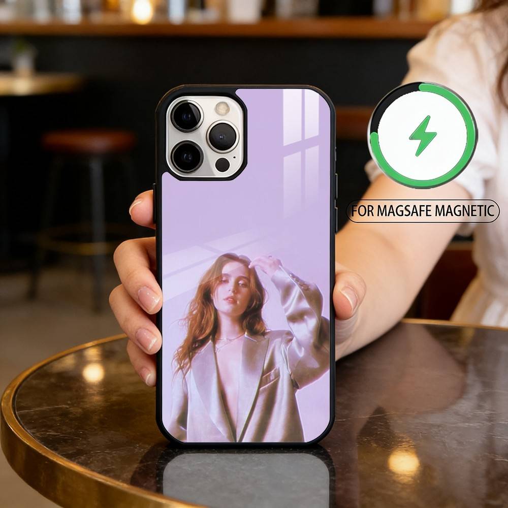 Singer C-Clairo Charm Phone Case For iPhone17,16,15,14,13,12,11 Plus,Pro Max Magnetic For Magsafe Wireless Charging