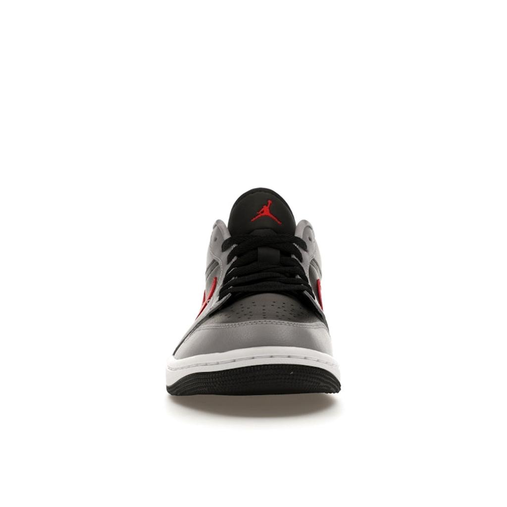 Air Jordan 1 Low Cement Fire Red Women Sneakers Grey Cement-Grey Black FZ4183-002